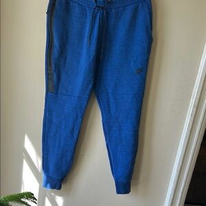 Nike Blue Athletic Joggers with Elastic Cuffs